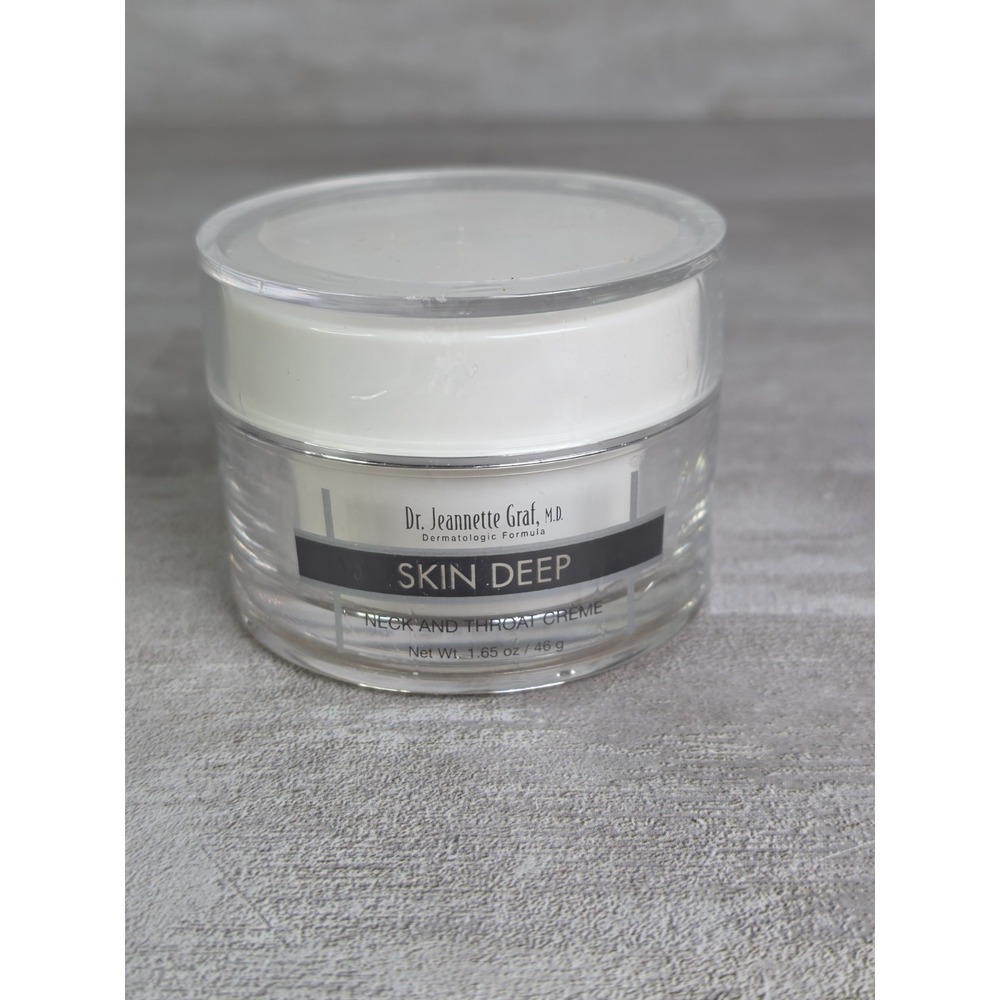 Dr. Jeannette Graf, M.D. Skin Deep Neck and Throat Creme 1.65 oz. New & Sealed